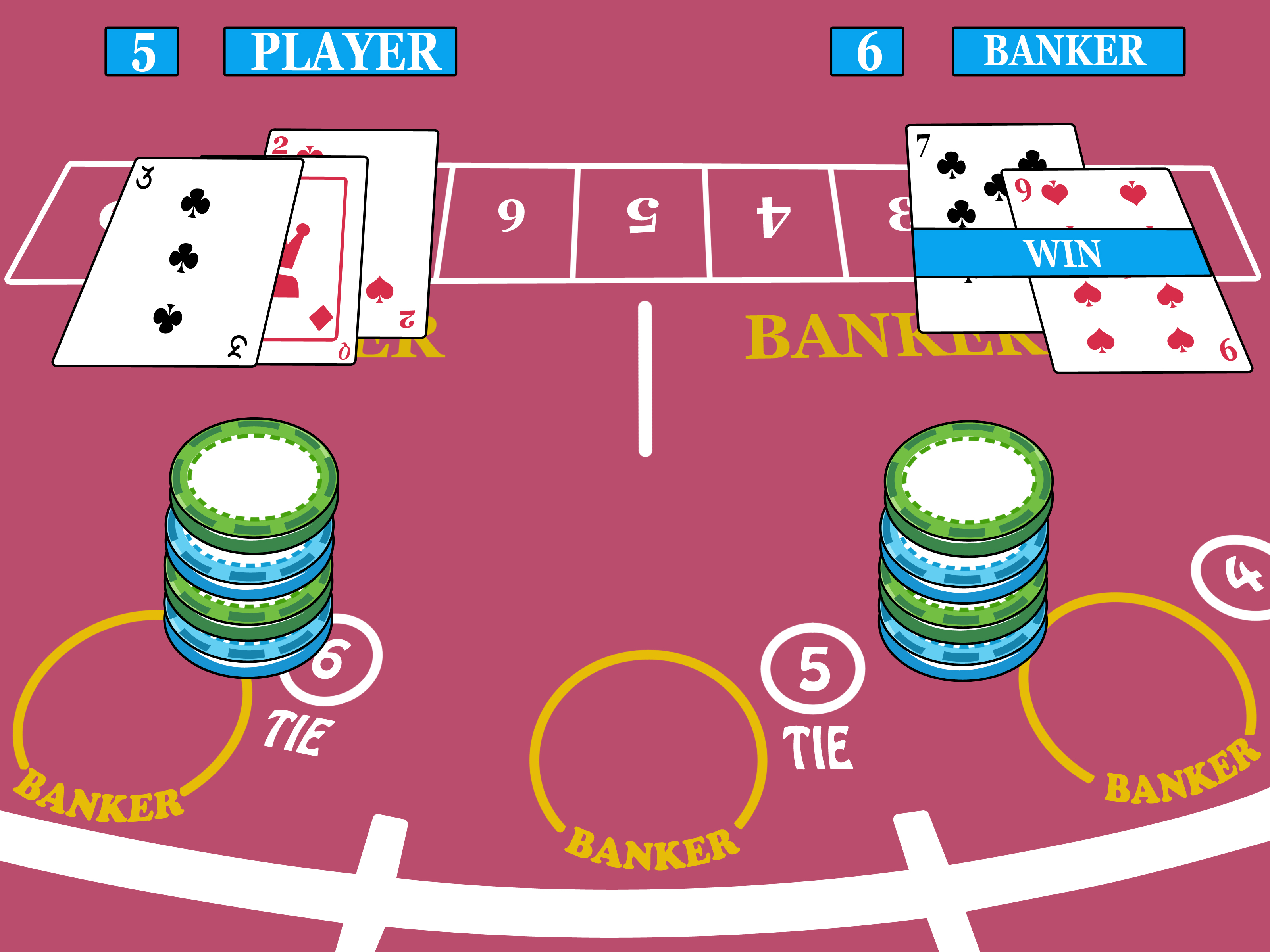 Jogo de bacará com cartas no brl bet cassino